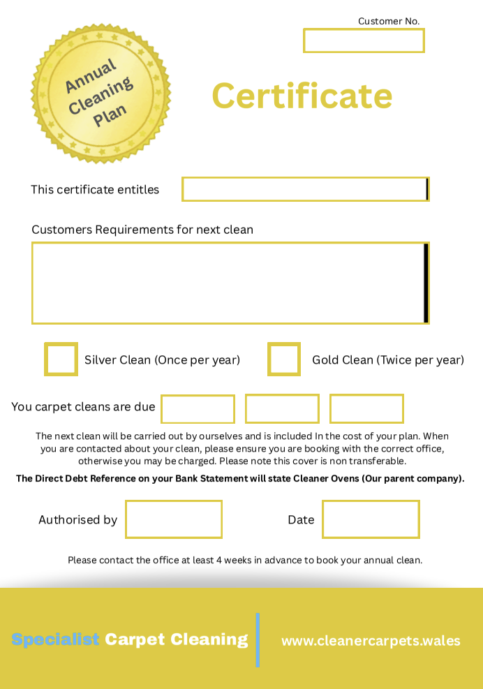 Annual Cleaning Plan brochure page 4